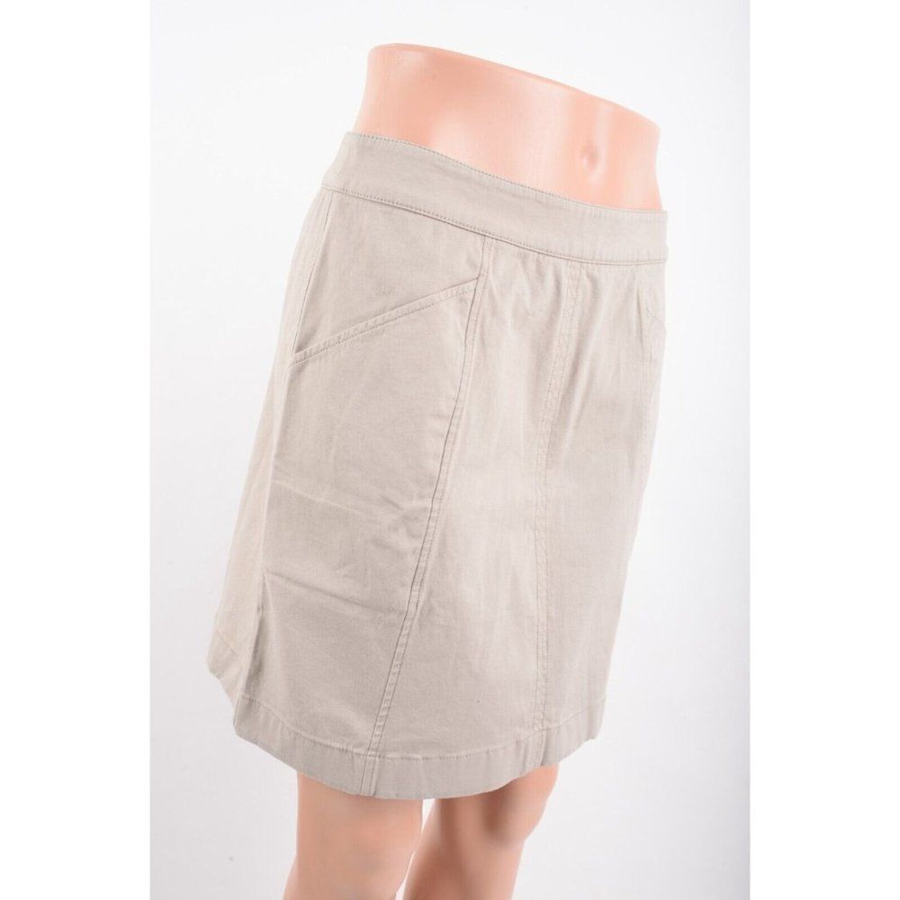 Boden Womens Daisy Chino Skirt UK 10P US 6P 6 Petite Tan Khaki NWT - Picture 2 of 7